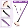 9 Pieces Facial Brushes Fan Mask Brushes, Soft Facial Applicator