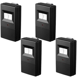 Kingdder 4 Pcs 8 Dip Switch Garage Door Remote Two Button Garage Remote Compatible with Linear Delta 3 (DT DTA DTD DTC DNT00002A) Opener 310mhz, Control 2 Different Doors Simultaneously