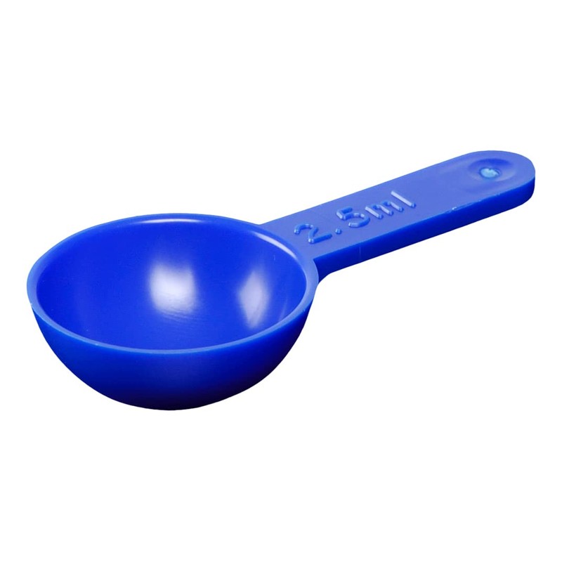 5 x 2.5ml Measuring Scoop 2.5g Measure Scoops Made in