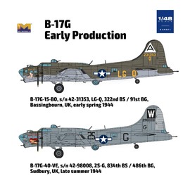 Hong Kong Models 1/48 B-17G Early 01F001
