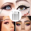 6 Piece Eyeliner Makeup Brush, Angled Eyeliner Concealer, Flat Thin