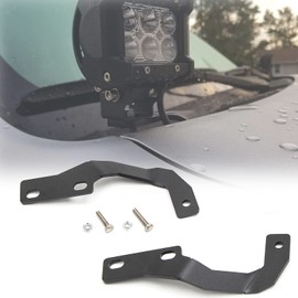 KMFCDAE 4Run Ditch Light Bracket LED Pods Hood Mount Brackets Compatible with Toyota 4Runner 2010+