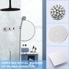 Ceiling Mount Shower Arm with Flange for Rain Shower Head,Stainless