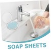 Kisangel 50pcs Hand Soap Sheets for Travel Portable Soap Sheet