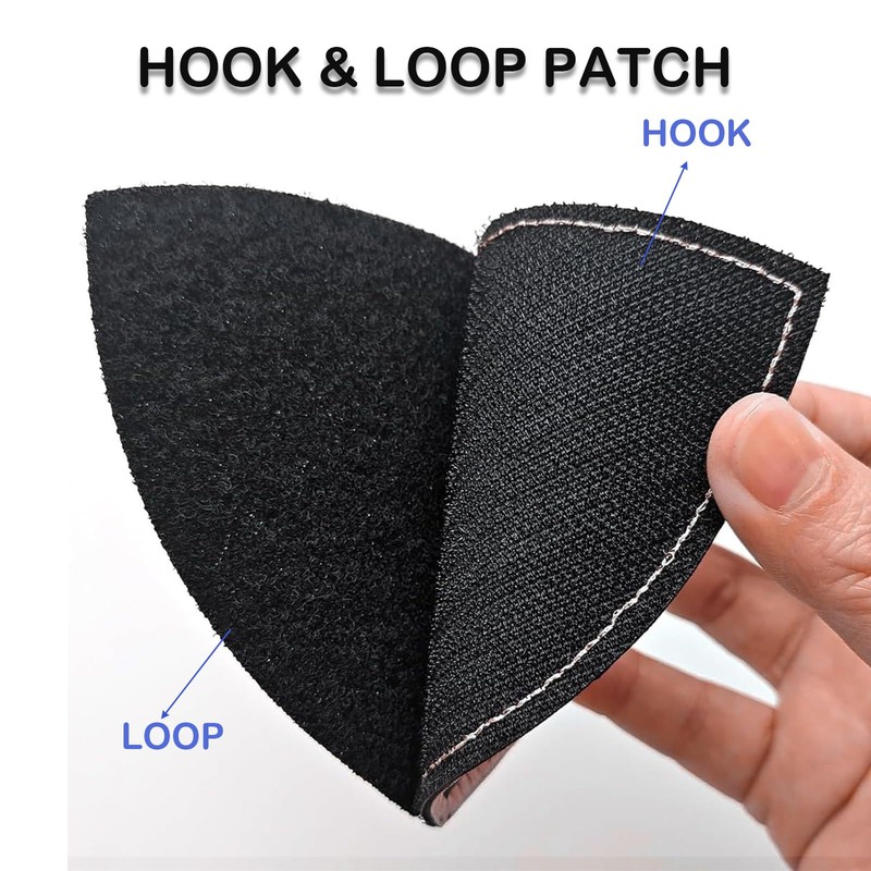 Pack of 2 Velcro Patches Velcro Patches for Vest, Jacket,