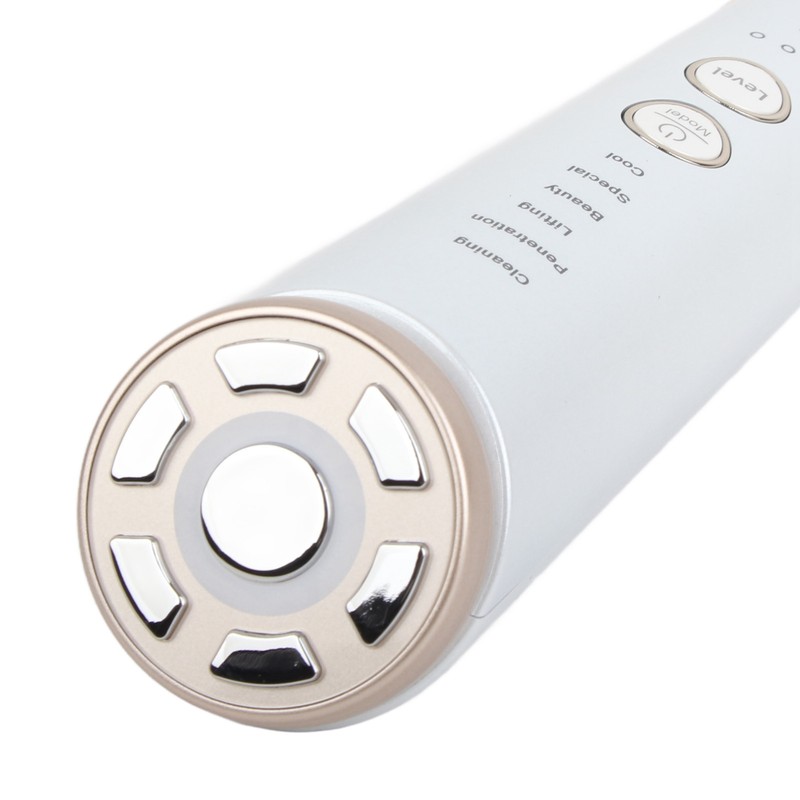 RF Skin Rejuvenation Machine Microcurrent Red Blue Lighting Anti Aging