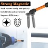 Saipe 10PCS Magnetic PZ2 Pozi Screwdriver Bit Set Quick Release