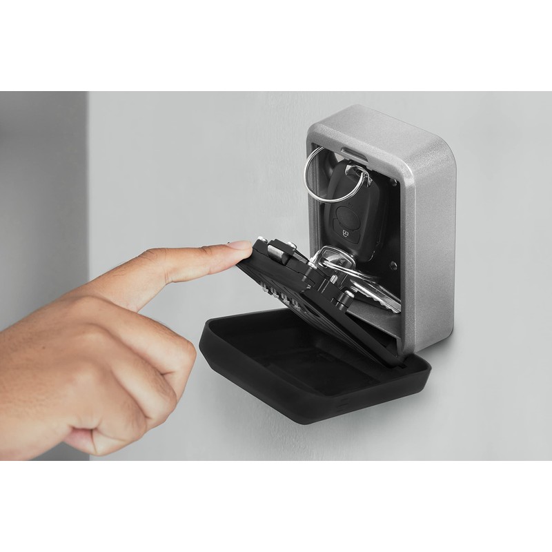 Virone Modern Key Cabinet with Code Lock 10,000 Possible Combinations