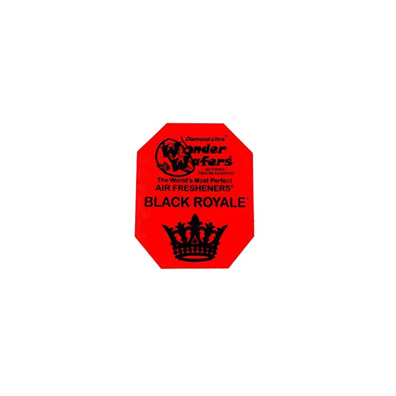 Wonder Wafers 25 CT Individually Wrapped Black Royale Air Fresheners