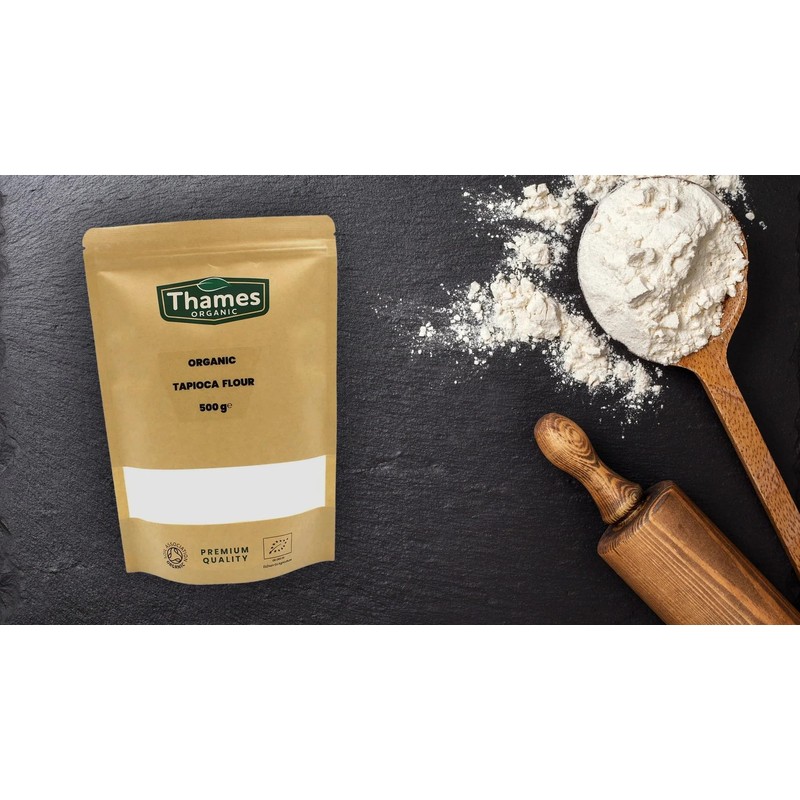 Organic Tapioca Flour - Non-GMO, Raw, Versatile, Vegan, Perfect for