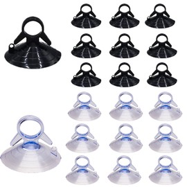 RICISUNG Suction Cup Park Sun Shade Vacuum Hook Strong Suction Cup Car Shade Replacement Auxiliary 1.8 inches (4.5 cm) Black + White