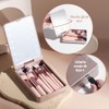 Set de viaje de brochas de maquillaje: 14 brochas de
