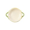 Vietri Bakers Green Small Handled Round Baker, Oven Baking Dish,