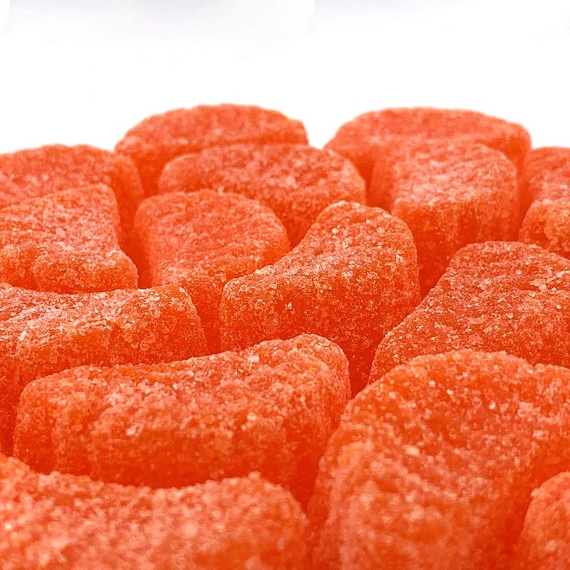 Needzo Fresh Orange Slices Wedges Candy Pieces, 2 Bags, 10