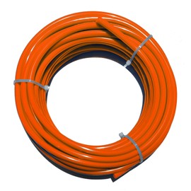Beduan 8mm x 5mm Orange Pneumatic Tubing Pipe PU Polyurethane Air Compressor Tubing Hose Pipe Line Fluid Transfer 39.4ft 12 Meter