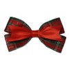 EmilyRose Couture Double Ribbon Hair Bow Collection (Headband, Glitter Red