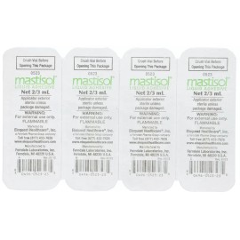 Ferndale Mastisol Medical Adhesive Clear Liquid for Dressings Tapes and Devices 4 Count
