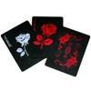 Bestmaple Luxury Black Mystic Roses 54 Pcs Resin Waterproof Playing