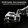 20 Pcs Full Overlay Frameless Soft Close Cabinet Hinges,105° 3-Way
