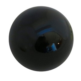 London Magic Works Acrylic Balls for Contact Juggling- Perform Like a pro (Black, 76mm)