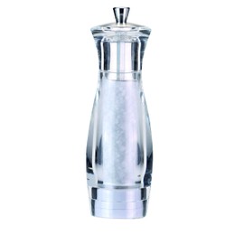 Tescoma Salt Mill, Glass, Transparent/Silver, 6 x 5.6 x 19.3 cm