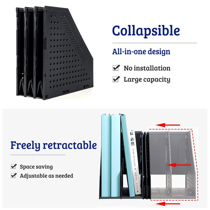 Marte Vanci Collapsible Magazine File Holder Desktop File Binder Organiser