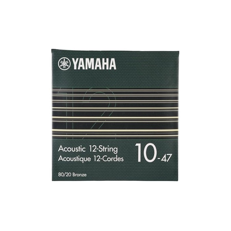 Acoustic Guitar Strings, 12-String Light (010~047), 80/20 Bronze