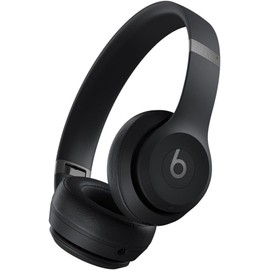 Beats Beats Solo 4 - Wireless Bluetooth On-Ear Headphones, Apple & Android Compatible, Up to 50 Hours of Battery Life - Matte Black (Renewed Premium)