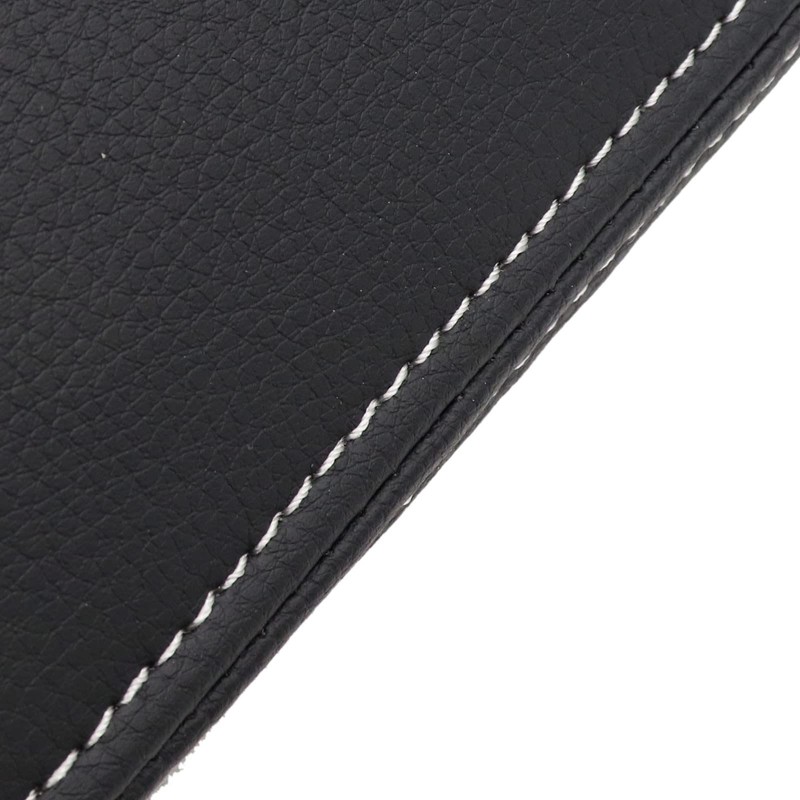 GXARTS Black Leather Center Console Leather Lid Armrest Cover Replacement