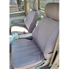 Durafit Seat Covers, Made to fit 1983-1984 Toyota Pickup Bucket Exact Fit Seat Covers in Gray Waterproof Endura.