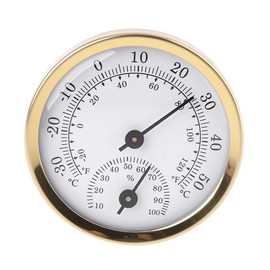SUCHUANGUANG 2 in 1 Thermometer Hygrometer 58mm Indoor Outdoor Analog Temperature Meter High Accuracy