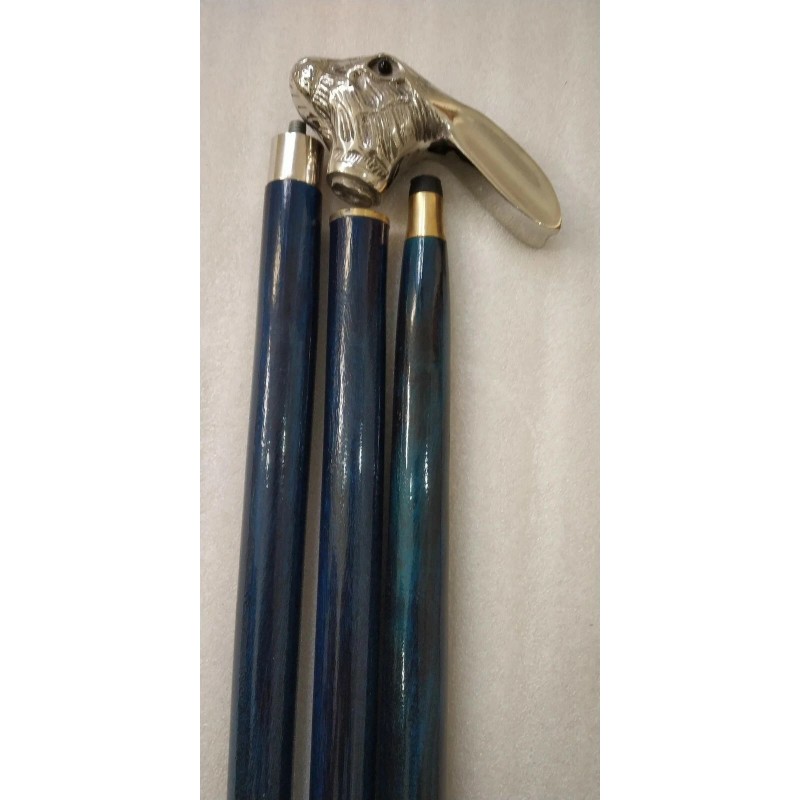 HEAD Designer Rabbit Head Handle antique Style Vintage Cane Wooden