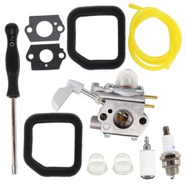 USPEEDA Carburetor for Homelite 308054114 308054075 26B UT09526 26cc Leaf Blower Carb Air Filter