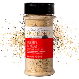 Spiced Up Asian BBQ Rub – Sweet & Savory Seasoning with Pineapple, Ginger, Soy Sauce & Chili Flakes – Umami-Rich Dry Rub for Chicken, Ribs, Salmon, Wings & Tofu – Non-GMO, 5.3 oz