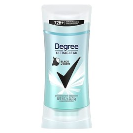 Degree UltraClear Antiperspirant Deodorant Black+White Anti White Marks and Yellow Stains Deodorant for Women 2.6 oz