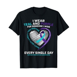 In Loving Memory Shirts Tshirt Suicide Prevention Awareness T-Shirt
