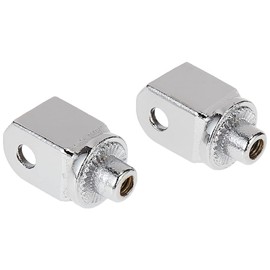 Kuryakyn 8815 - Adaptadores de Clavija de Montaje Macho Estriado para estribos Delanteros y Tablas de Piso: 1996-2018 Honda Motocicletas, Cromo, 1 par, Mediano