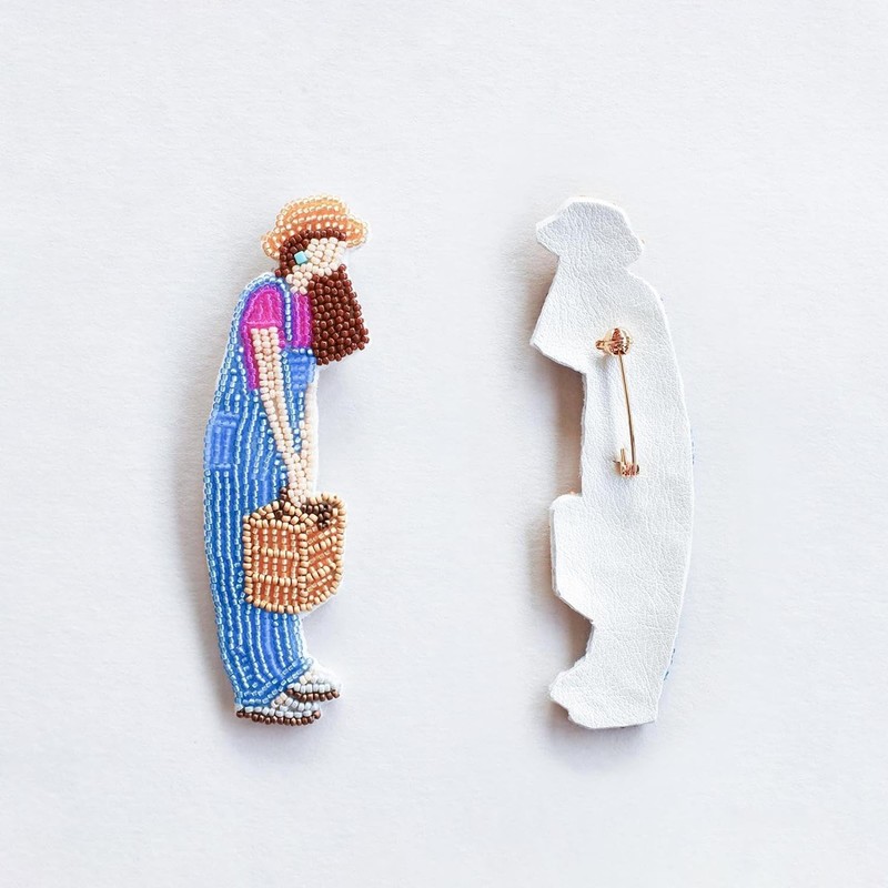 Miyuki Picnic Brooch Kit