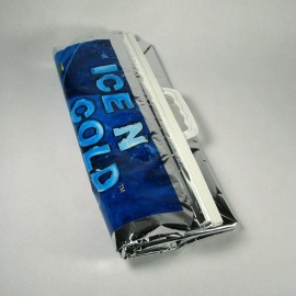 ICE N COLD Durable Large Insulated Ice Chest Bag Reusable Lightweight Hot Cold Multicolor