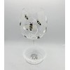 Gin Goblet - Hand Decorated Gin Glass - Bee -