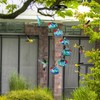 SAHENITEANA Charming Wind Chimes Hummingbird Feeders, Window Bird Feeder for
