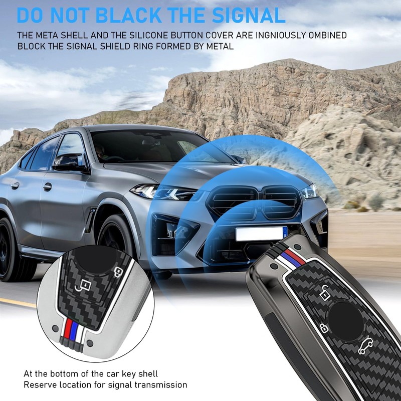 TTCR-II Car Key Case Gradient, Black and white gradient