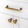 Asimerdeco 10 Pack Antique Brass Cabinet Pulls 5 Inch(128mm) Kitchen