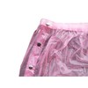 Haian Haian Adult Incontinence Snap-on Plastic Pants (3X-Large, Transparent Pink)