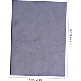 VILLCASE Papel Calca de Grafito A4, 100 Hojas, Azul, Fácil de Limpiar y Práctico para Transferir Diseños en Proyectos de Arte y Manualidades