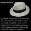 Borges & Scott - Raw Wool Fedora - Water Resistant