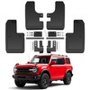 XWQZ Mud Flaps Fits Ford Bronco Accessories 2021 2022 2023
