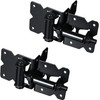 skysen Carbon Steel Vinyl Wood Fence Self Closing Gate Hinges