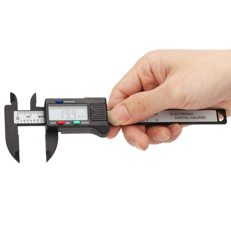 Digital Caliper, Electronic Digital Caliper Practical 100 mm Plastic Electronic