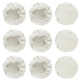 Thyonta 10 Pcs Anti Spike Drink Cover - Portable Secure Anti-Dust Nighttime Drink Cover Anti-Tampering Cup Lid Hair Tie Set with Straw Hole (Multicolor)